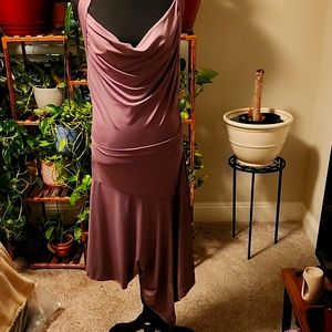 Mauve Me, Love Me Halter Dress